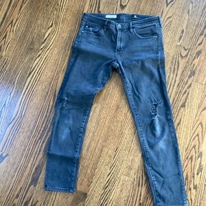 AG Jeans, Black Wash, Size 29R